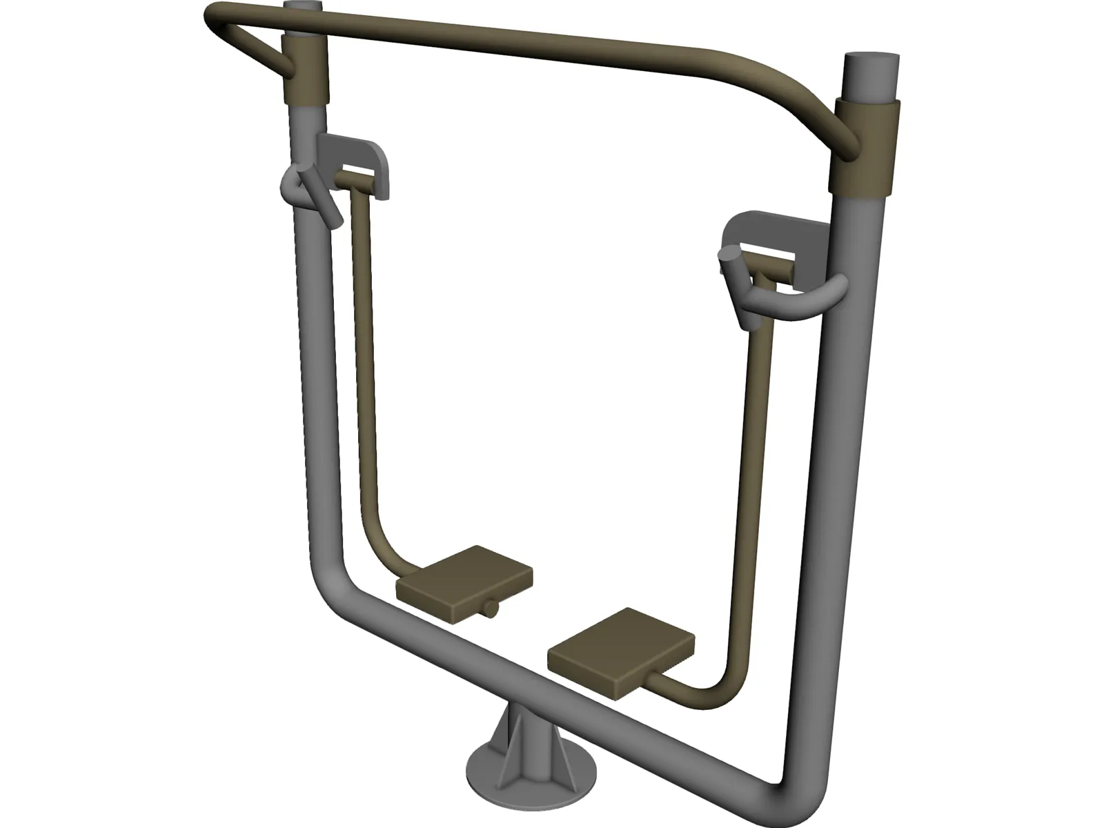 Outdoor Gym 3D Model