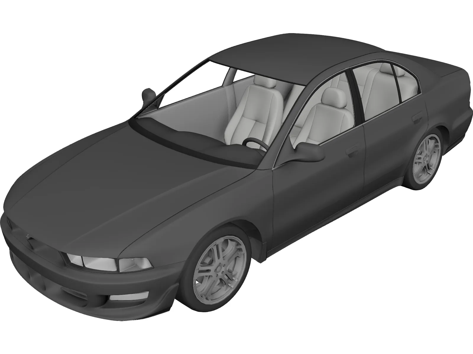 Mitsubishi Galant (2009) 3D Model