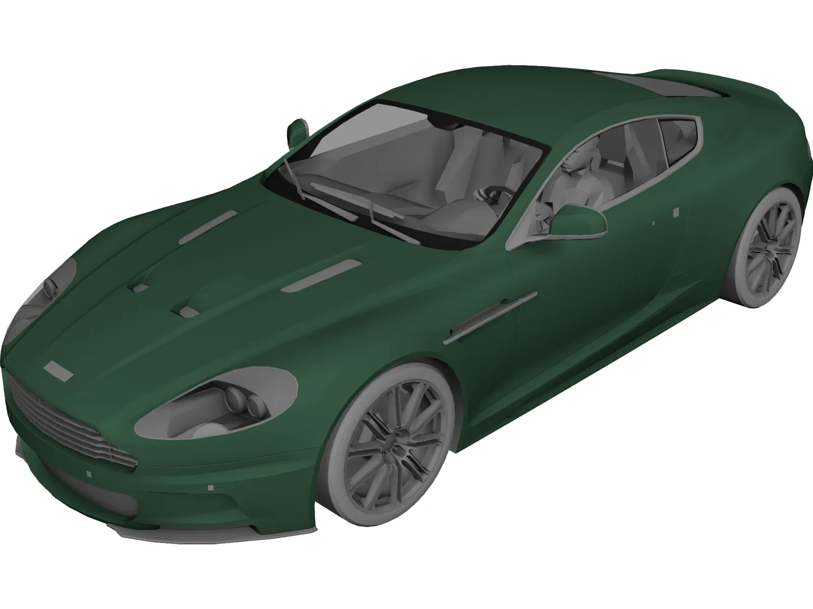 Aston Martin DBS Coupe (2006) 3D Model