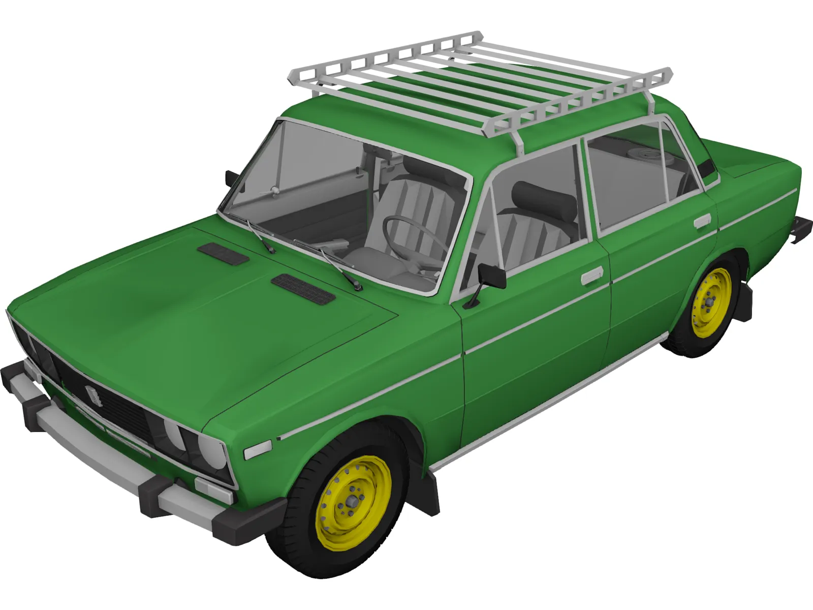 VAZ 2106 3D Model