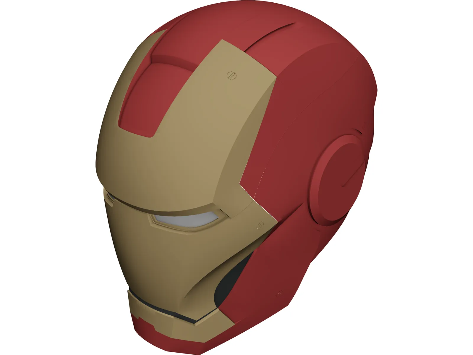 Iron Man Helmet 3D Model