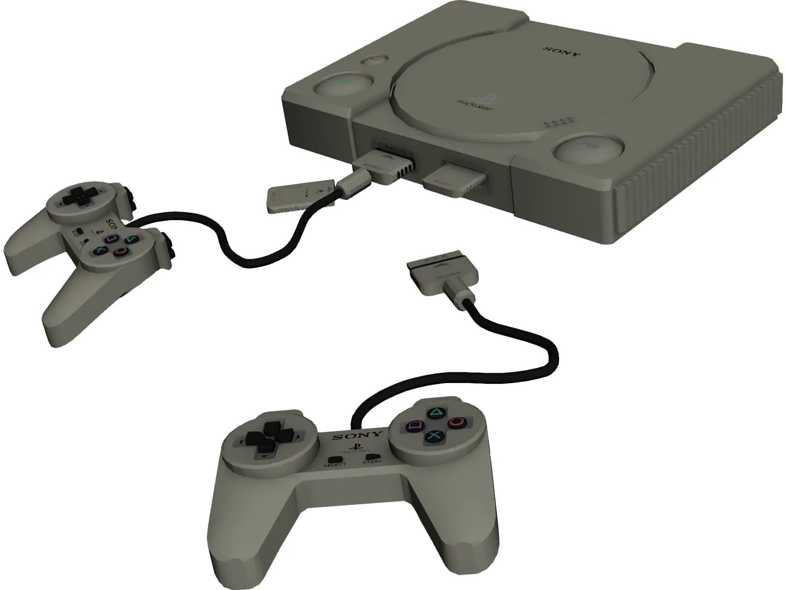 Sony Playstation 1 3D Model