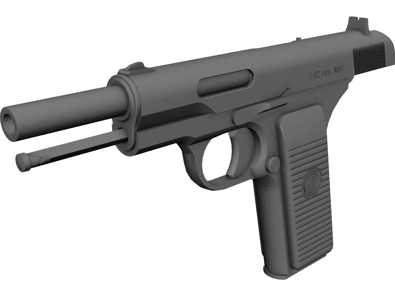 Zastava M57 3D Model