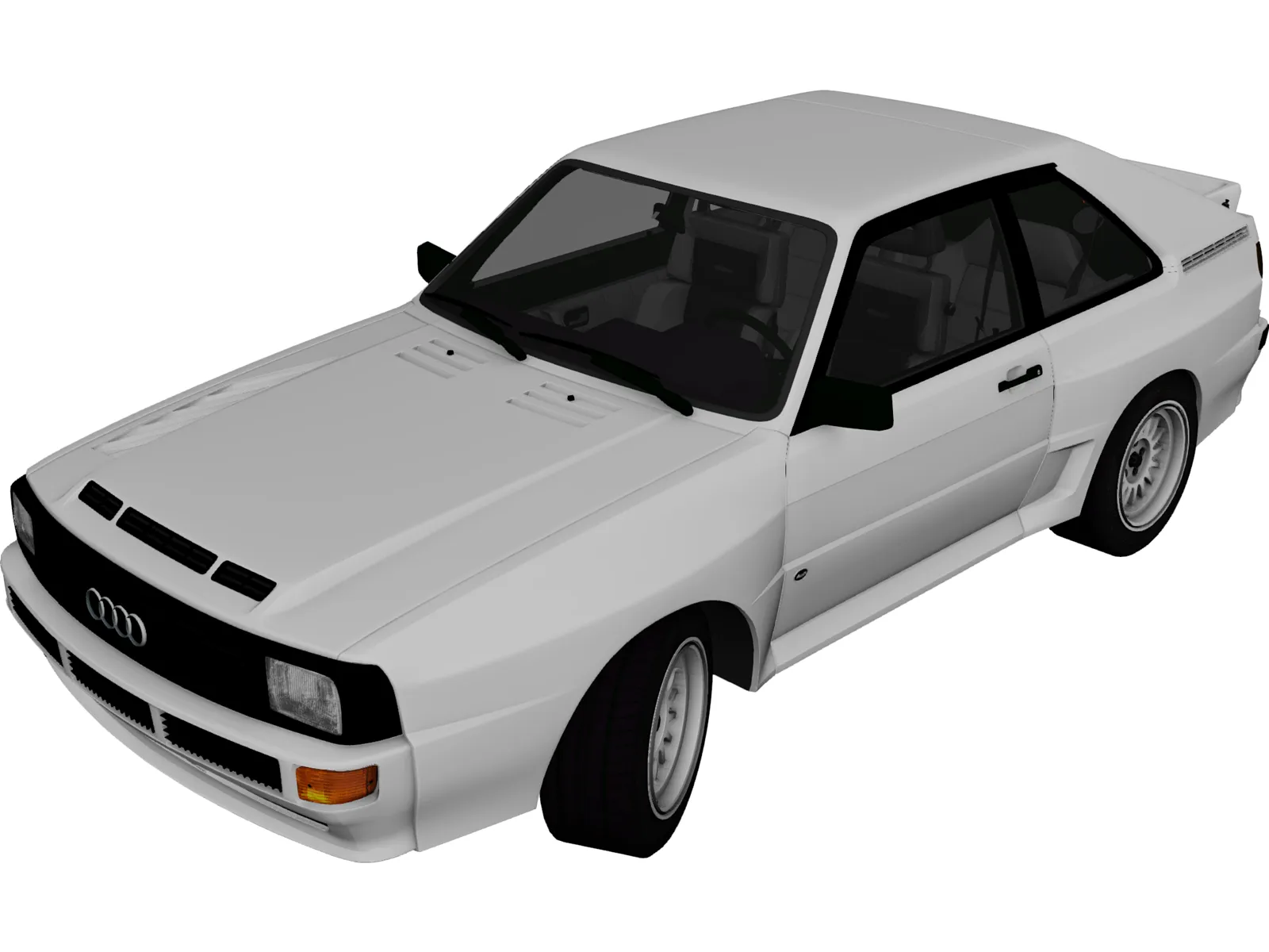 Audi Sport Quattro [B2] (1983) 3D Model