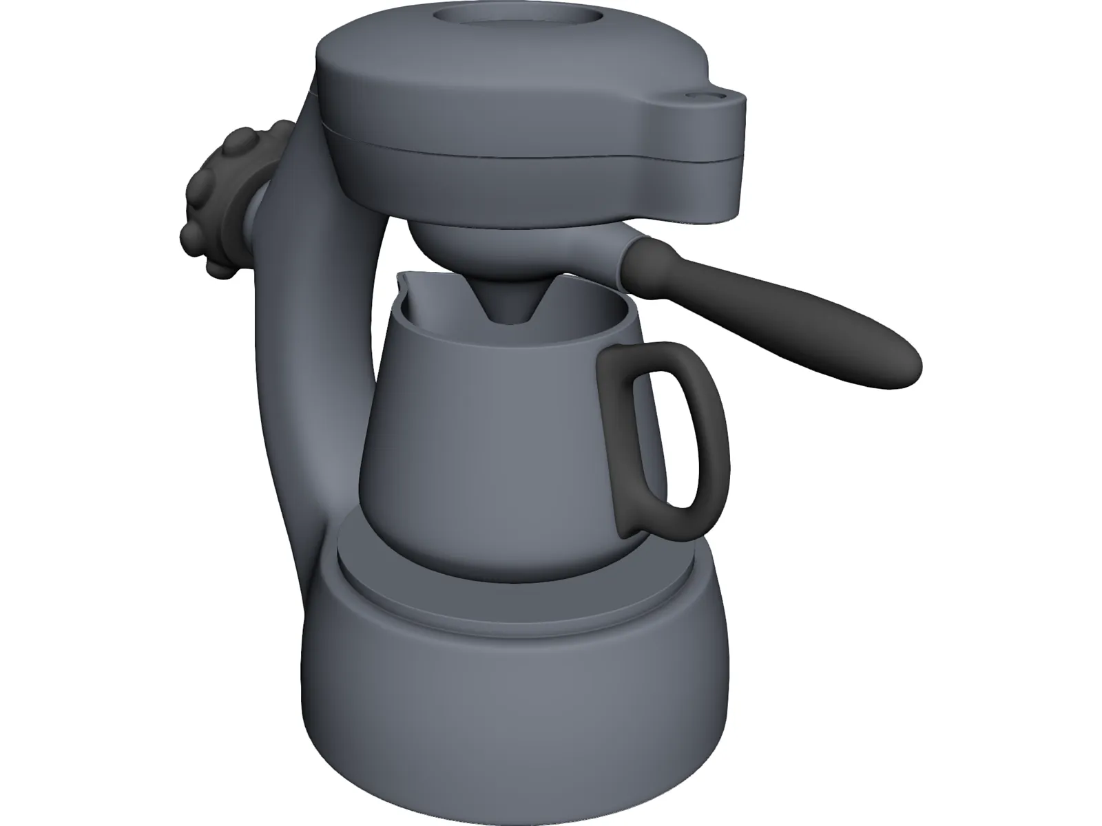 Atomic Coffee Maker 3D Model