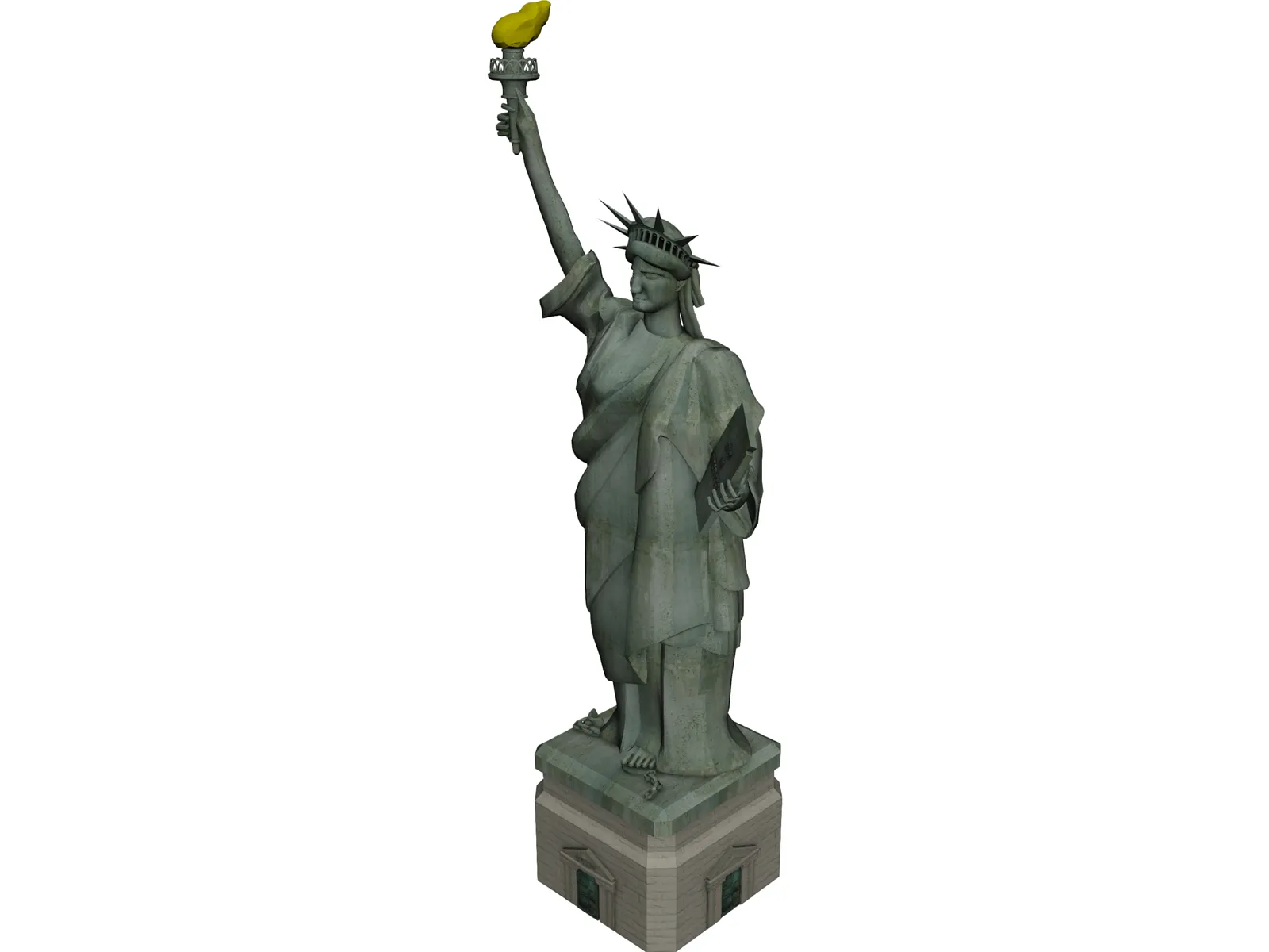 Statue of Liberty USA 3D Model