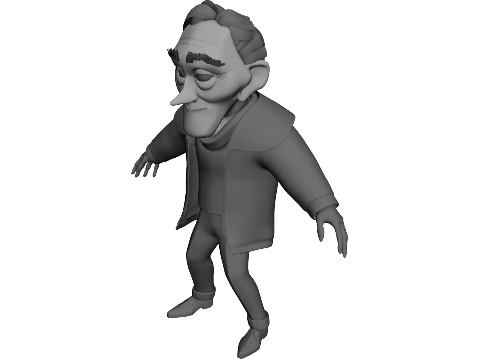 Up Man 3D Model