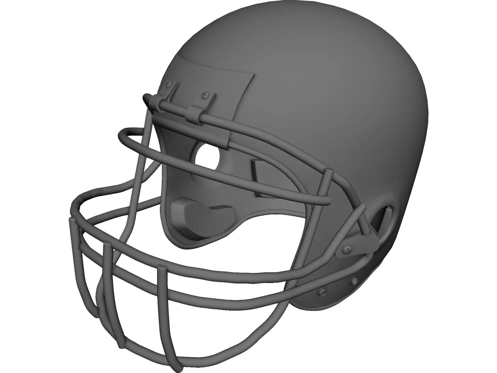 Football Helmet 3D Model