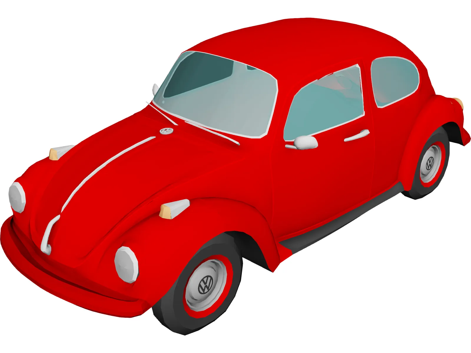 Volkswagen Super Beetle 3D Model