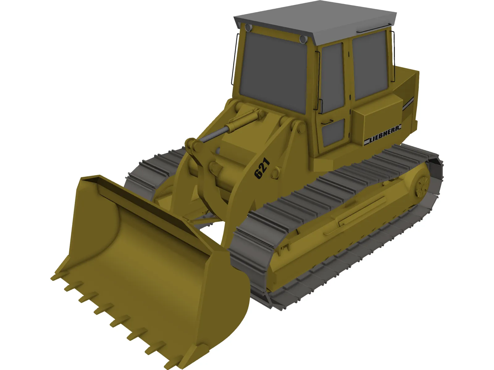 Liebherr Laderaupe 3D Model