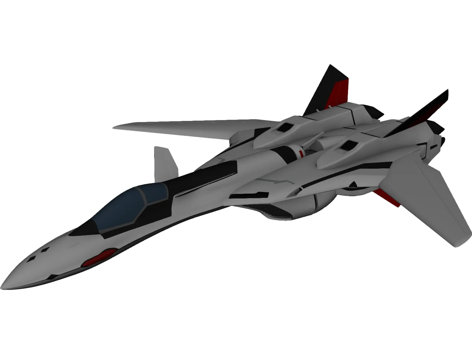 YF-19 Excalibur 3D Model