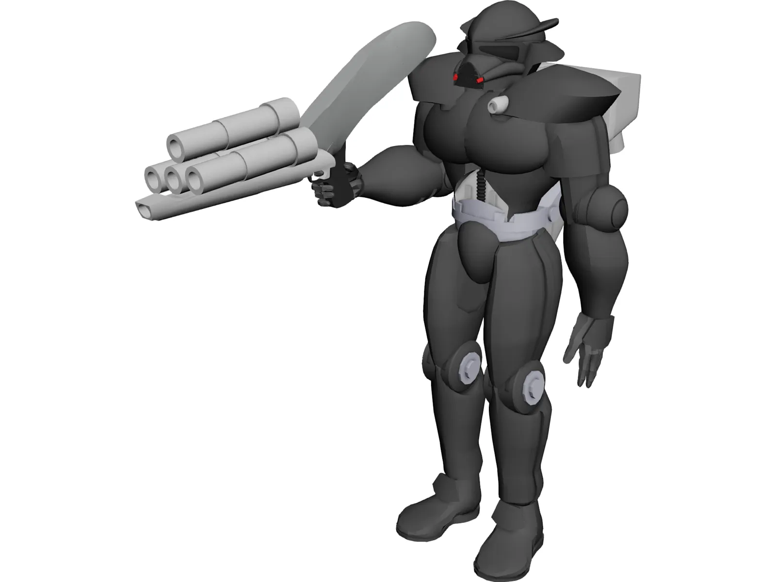 Dark Forces Power Armor 3D Model