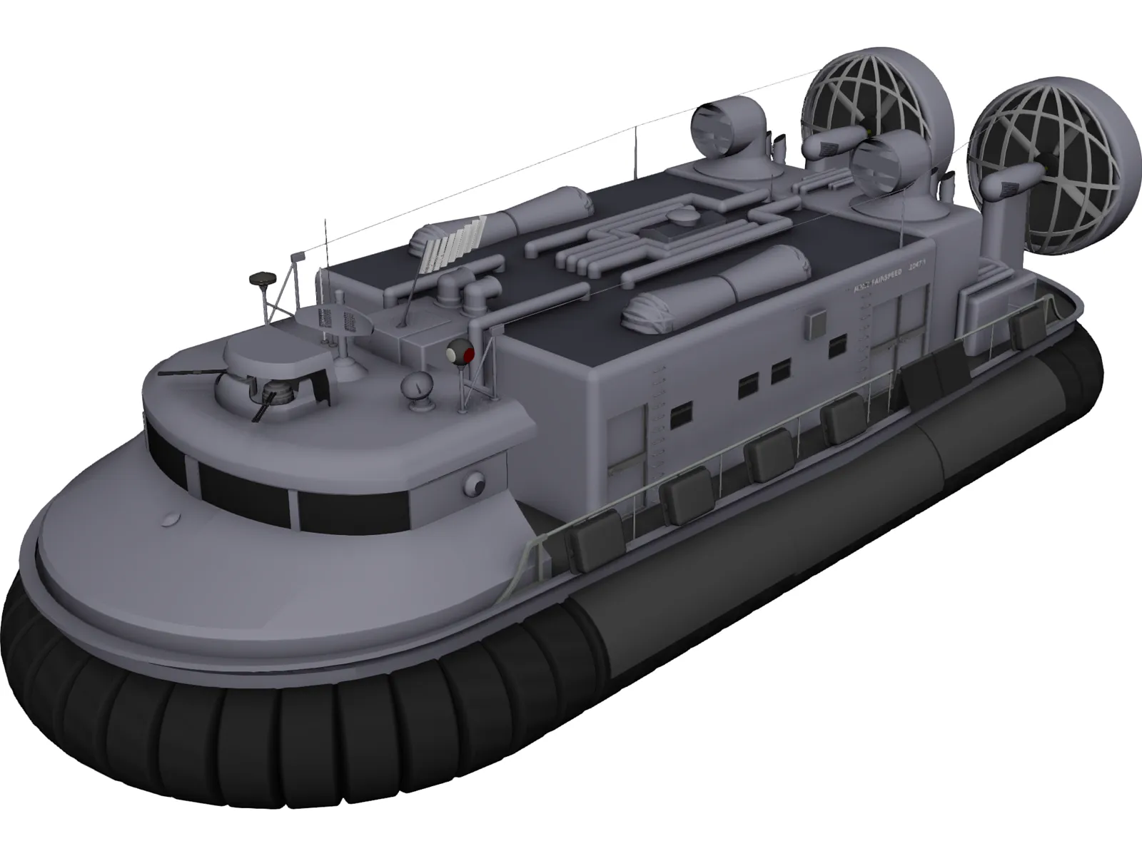 Hovercraft 3D Model