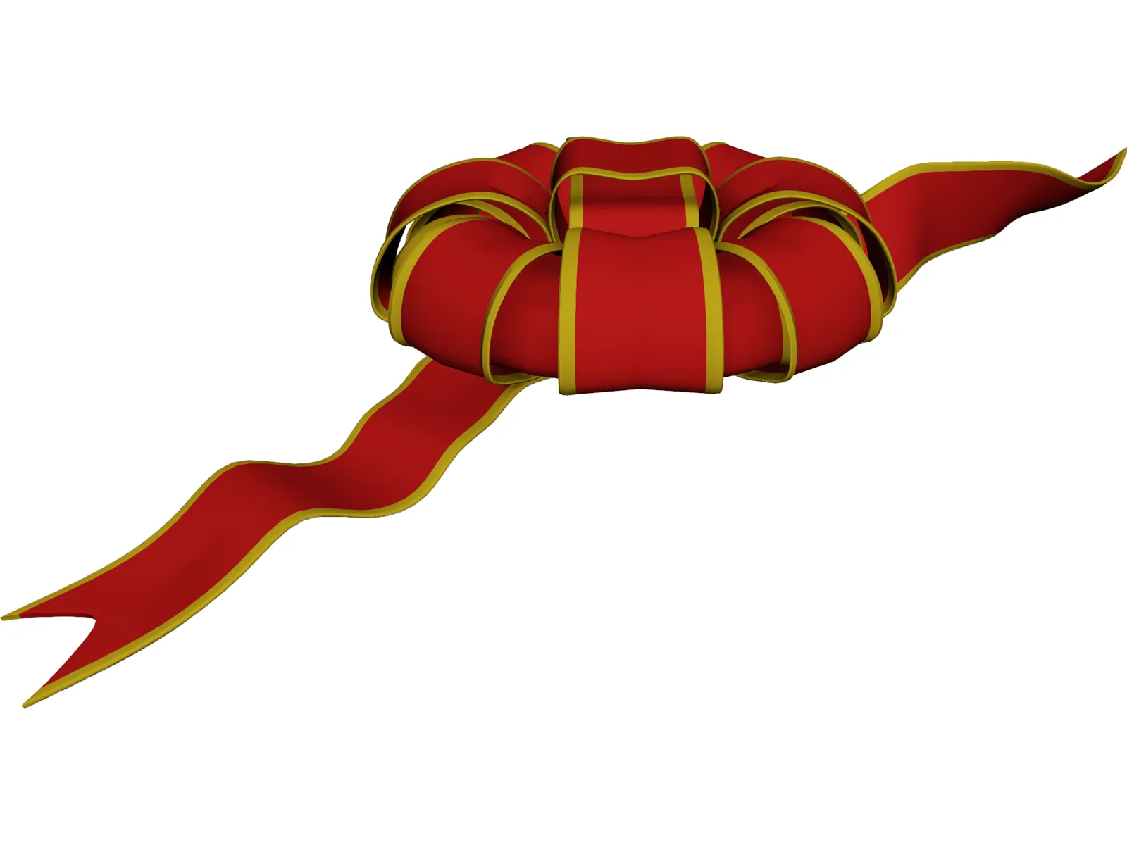 Fancy Bow 3D Model