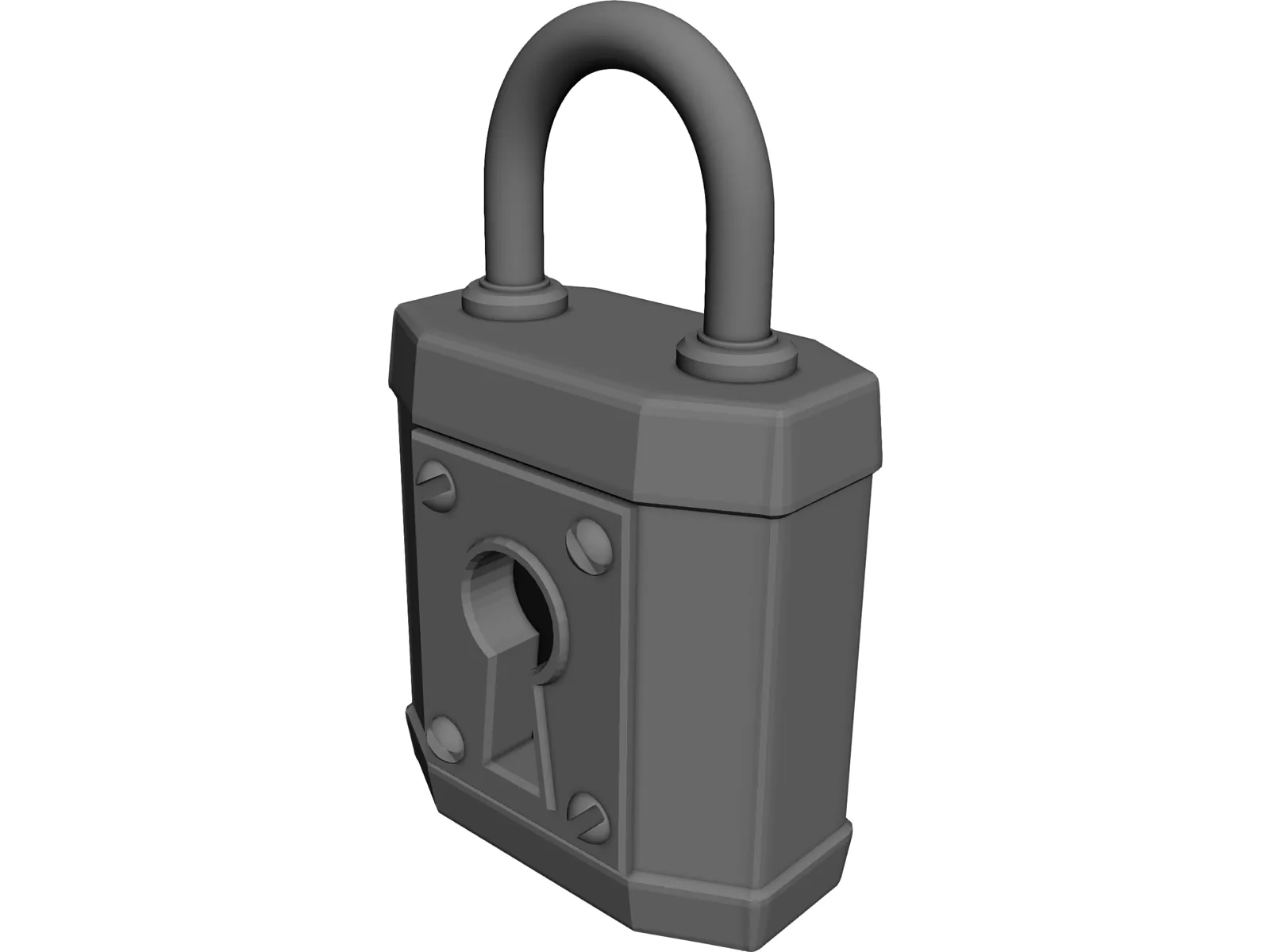 Padlock 3D Model