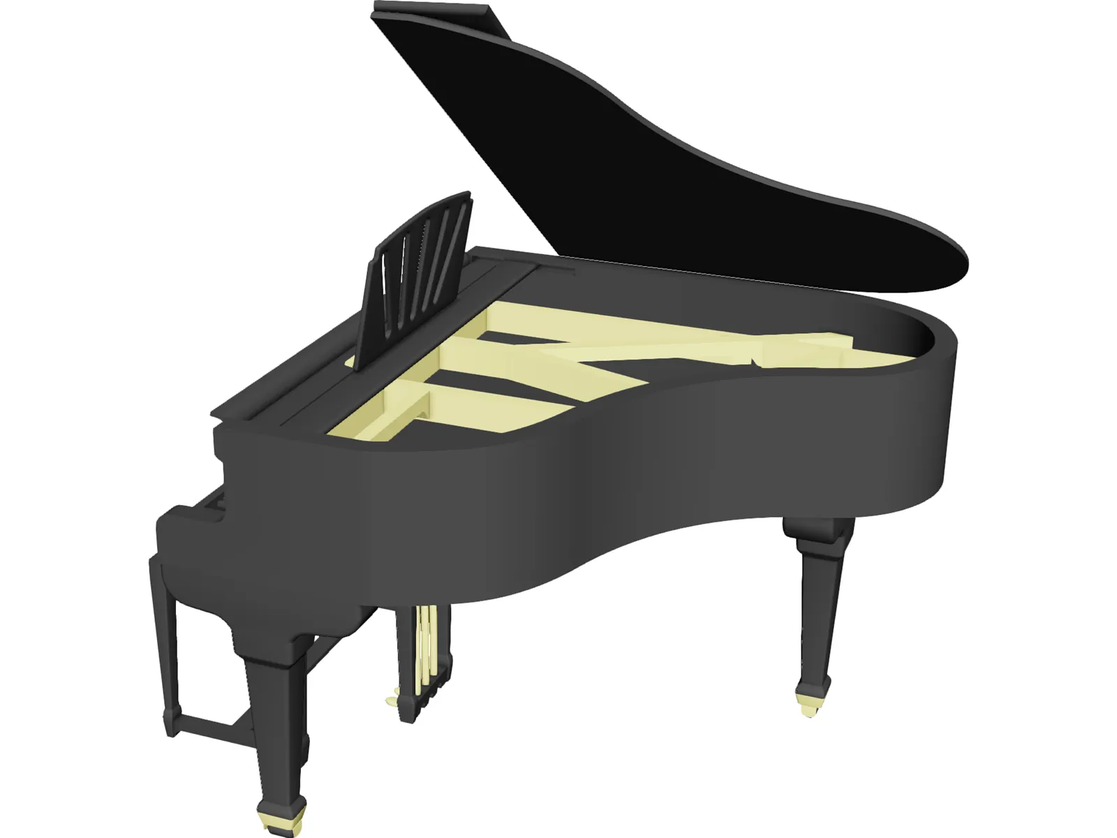 Piano 3D Model