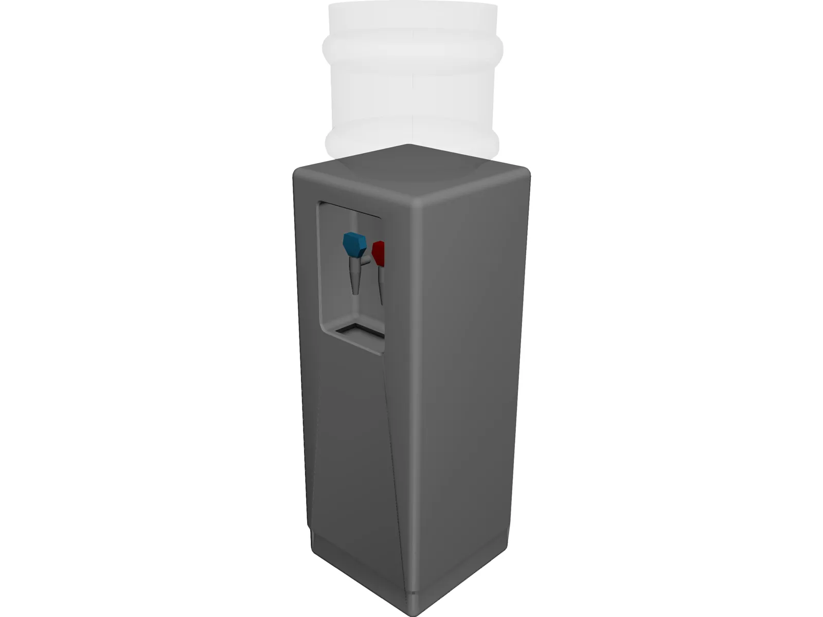 Office Water Cooler 3D Model