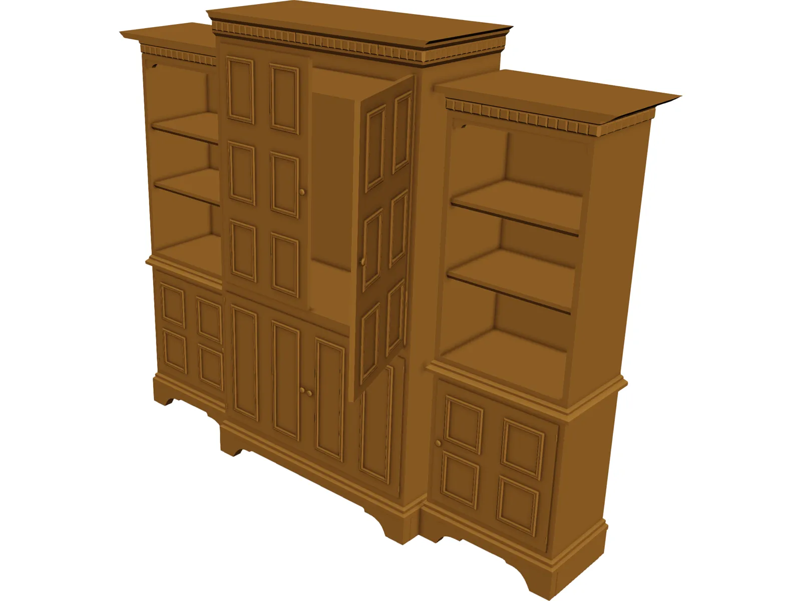 Entertainment Center 3D Model