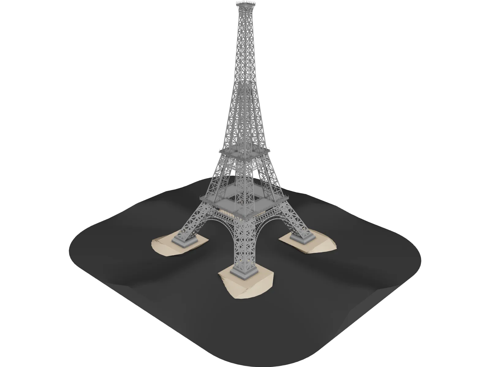 Eiffel Tower 3D Model