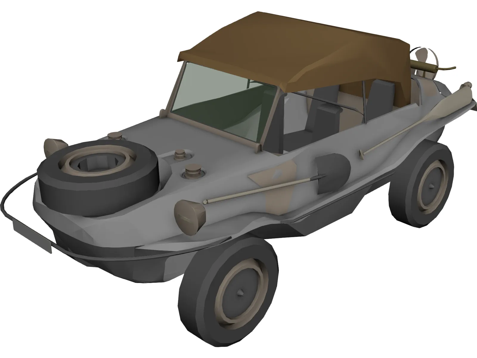 Schwimmwagen 3D Model