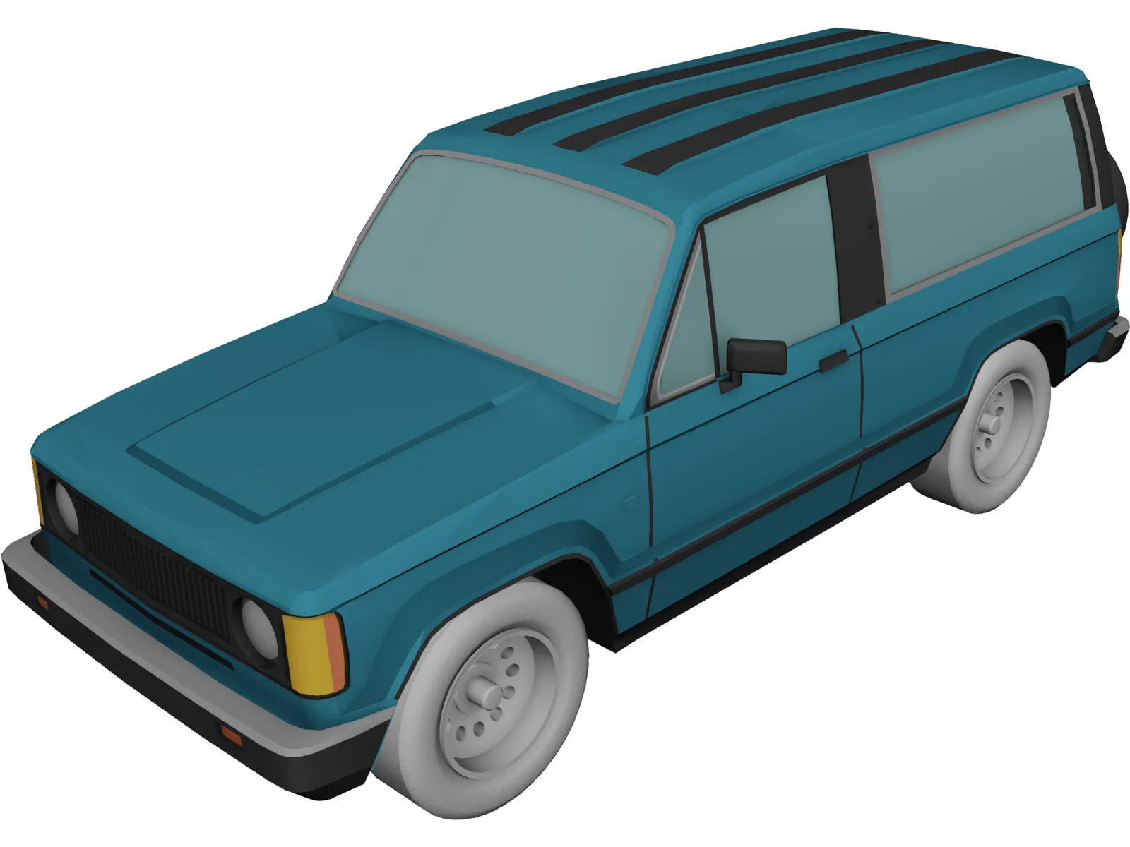 Isuzu Trooper (1986) 3D Model