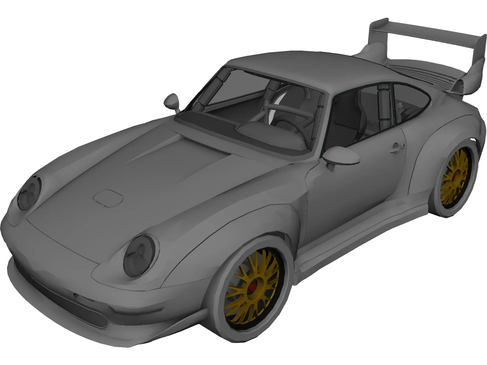 Porsche 911 GT3 3D Model