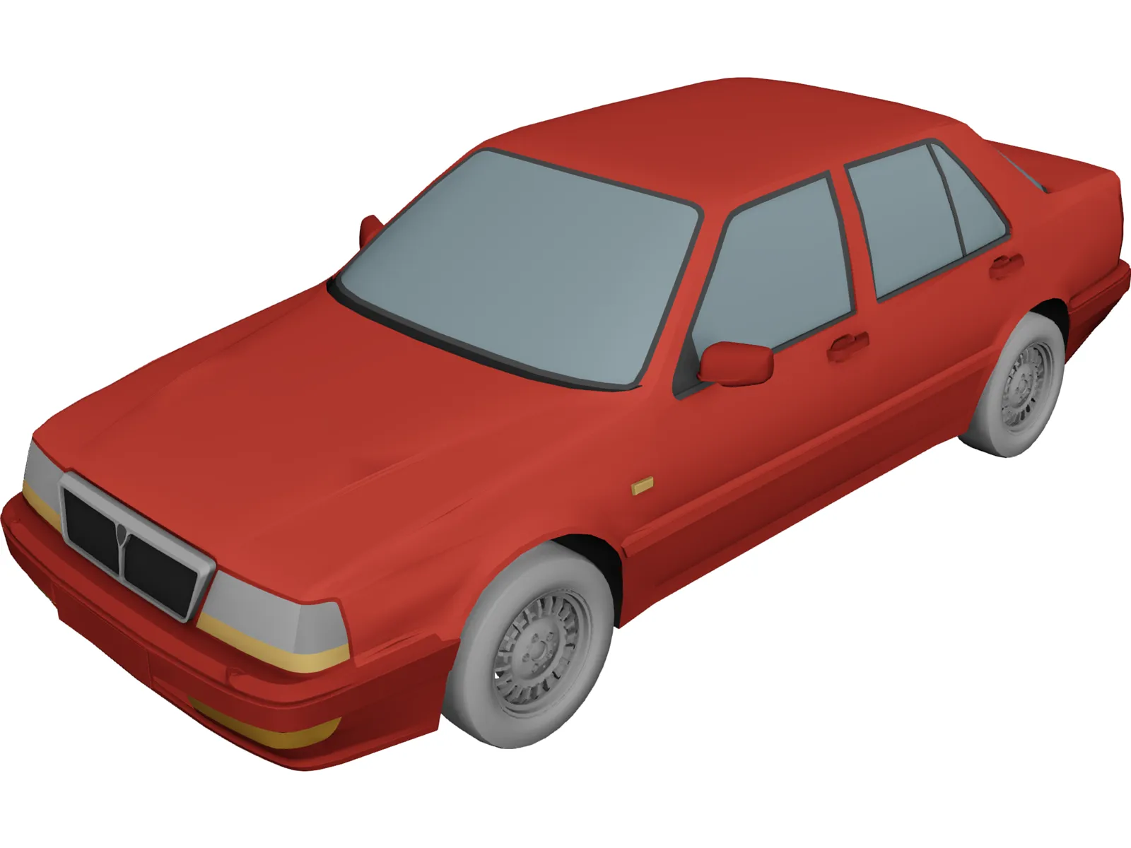 Lancia Thema 8.32 (1987) 3D Model