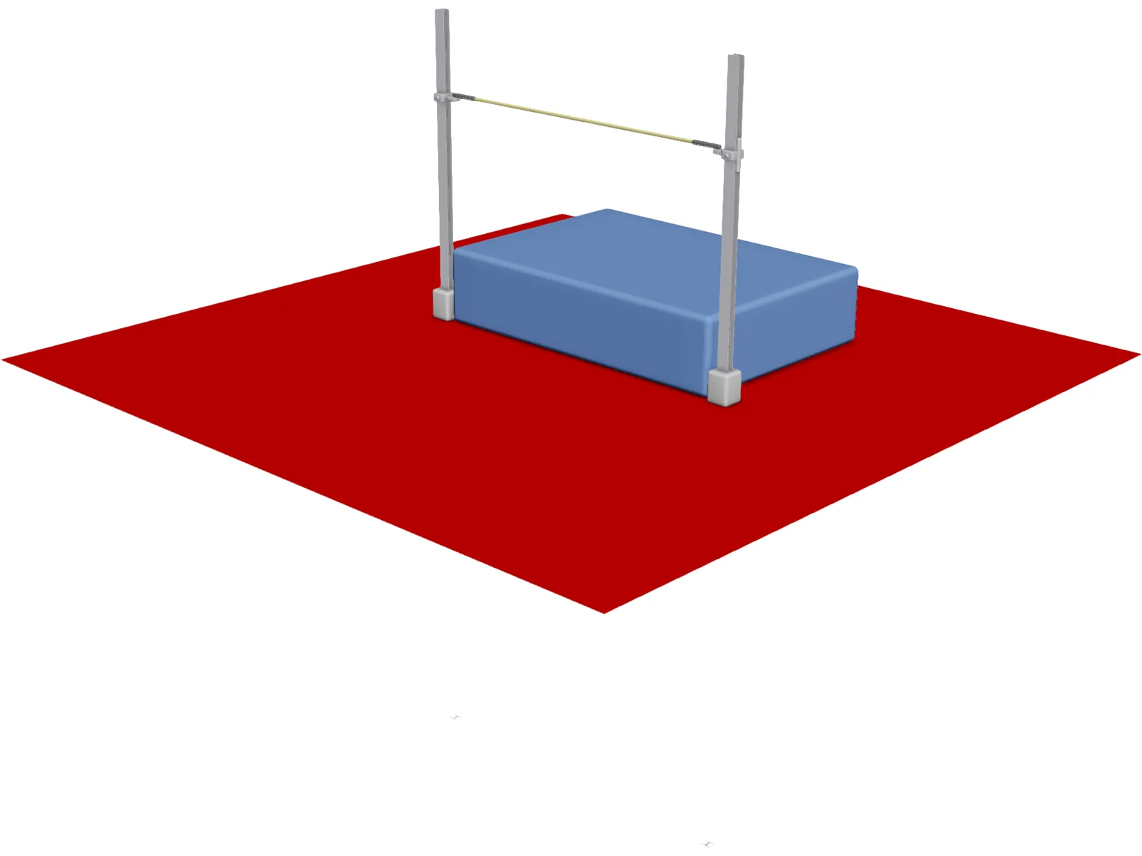 High Jump 3D Model