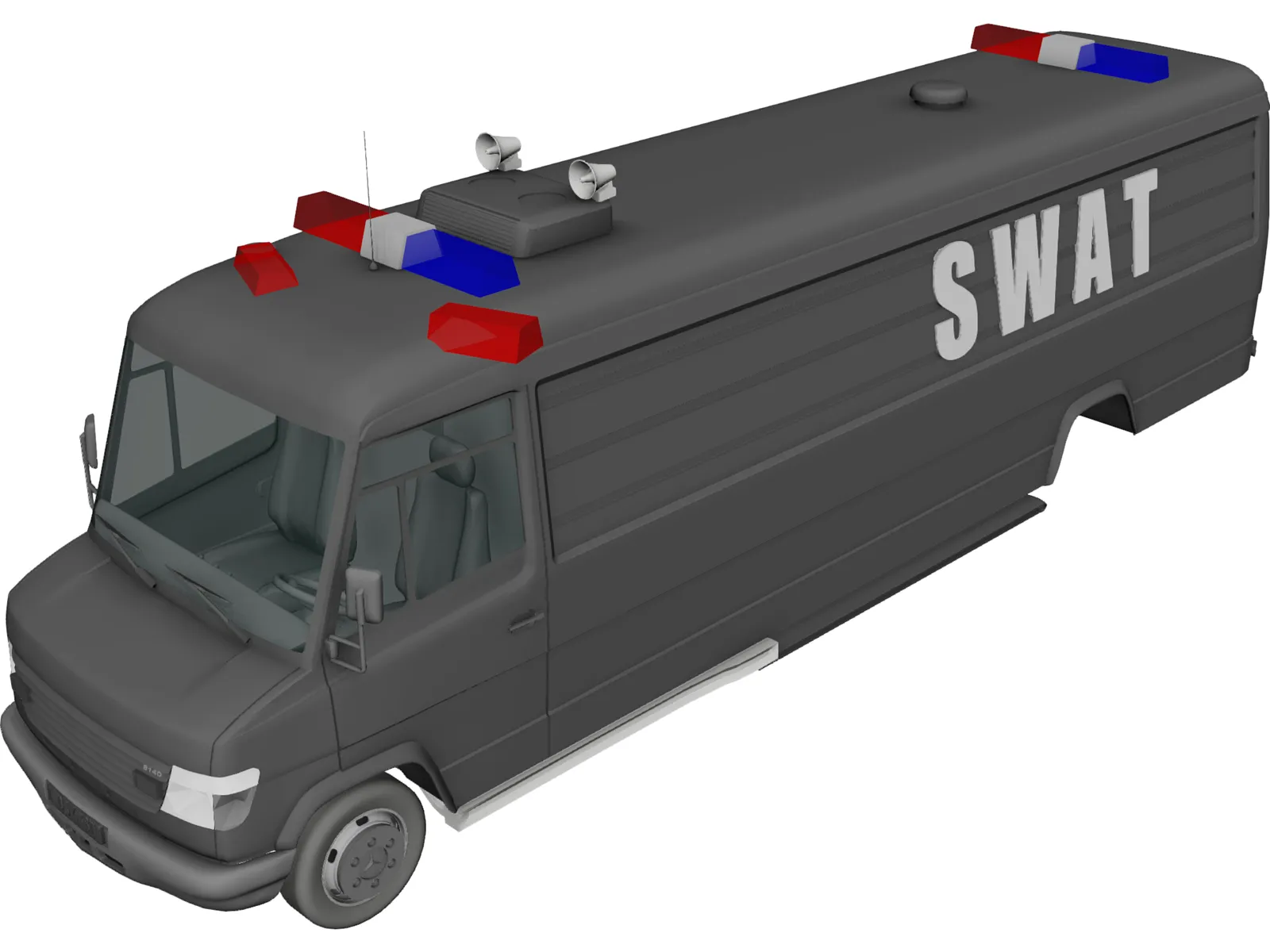 SWAT Truck 3D Model