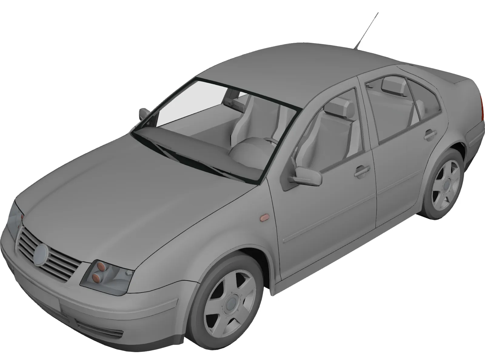 Volkswagen Bora 3D Model - 3DCADBrowser