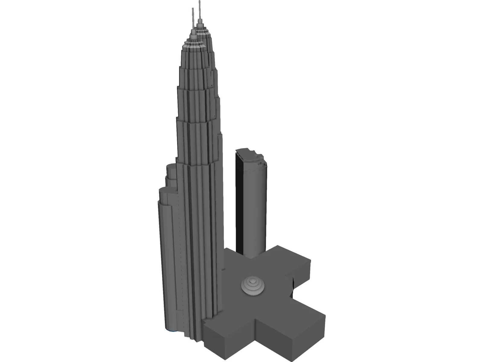 Petronas Twin Tower 3D Model