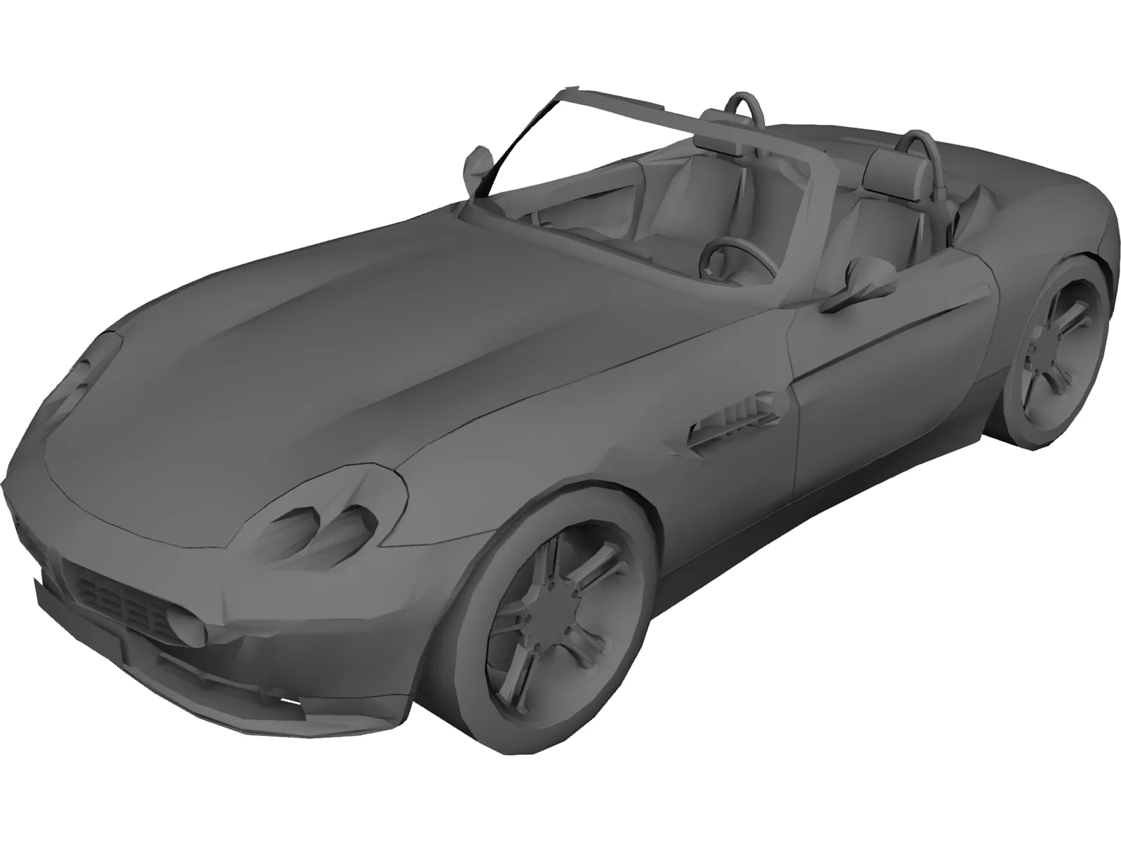 BMW Z8 Convertible 3D Model