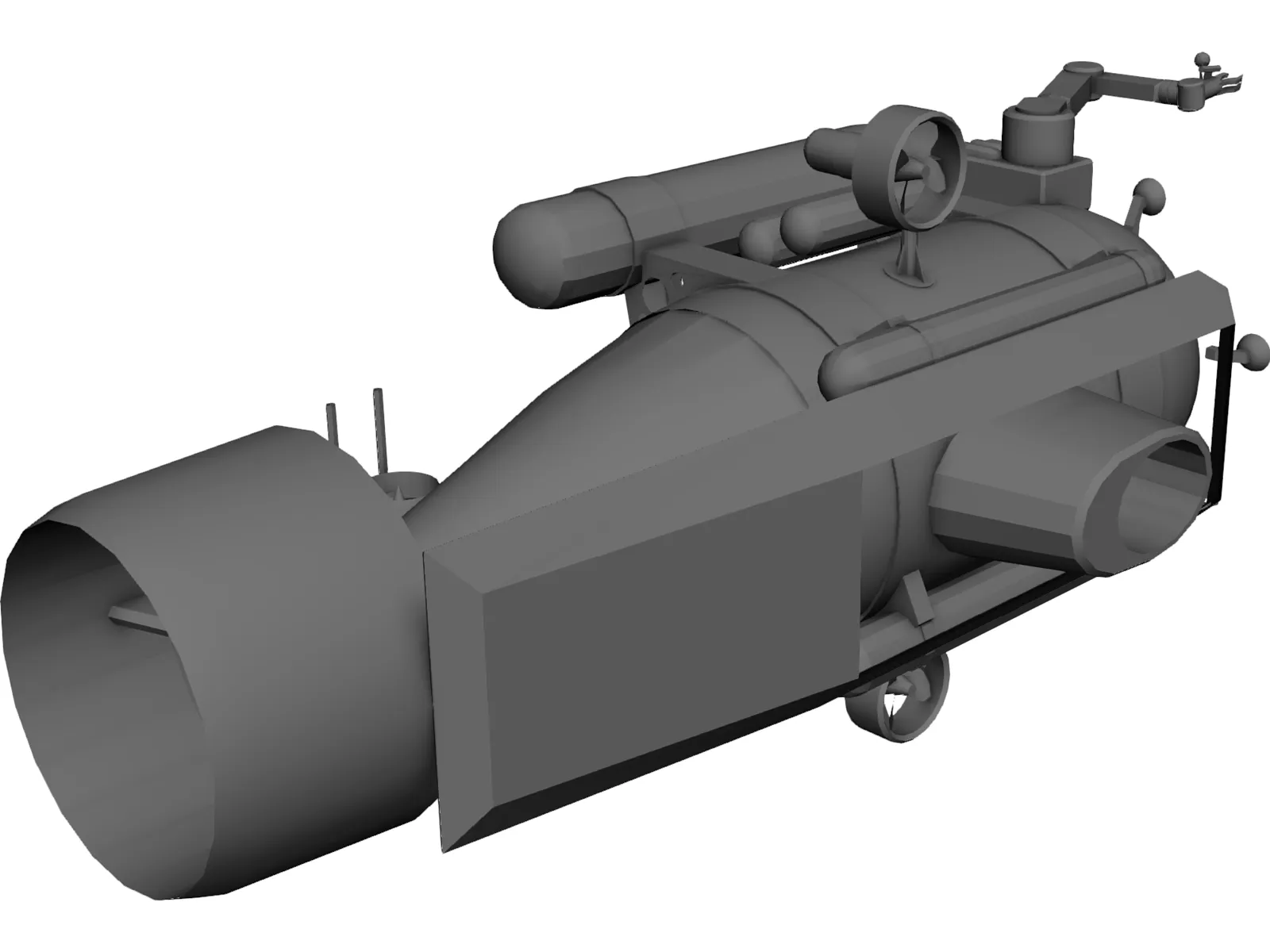 Submersible 3D Model