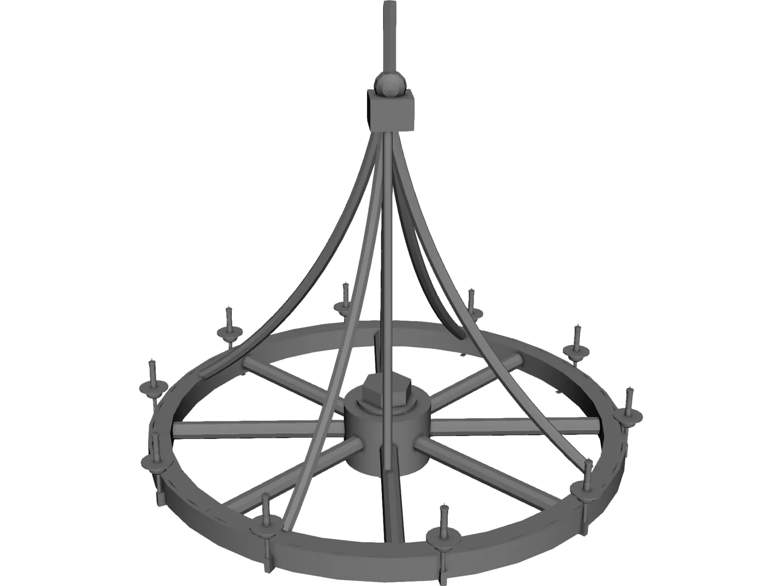 Lustre Far-West 3D Model