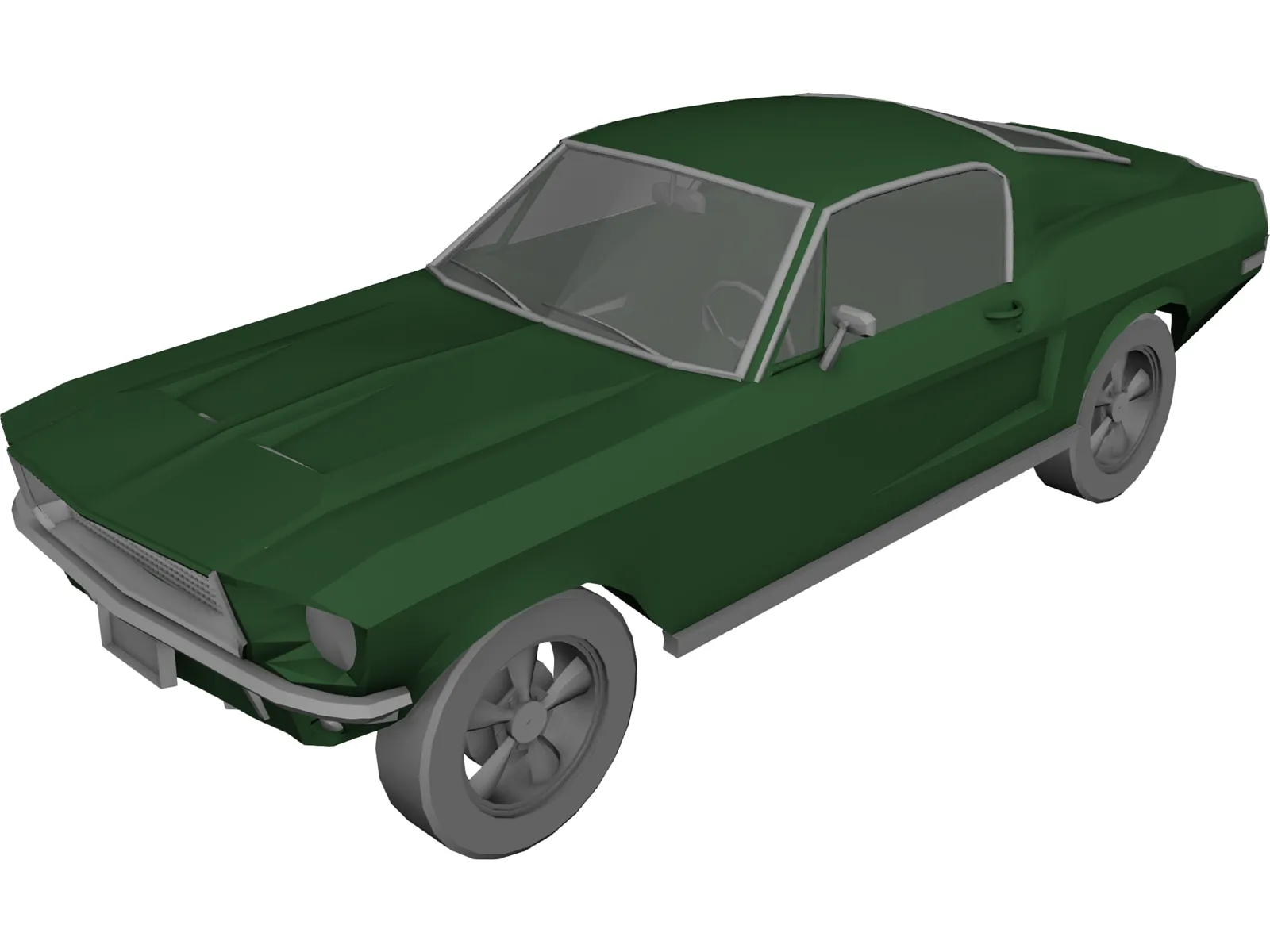 Ford Mustang Fastback (1968) 3D Model