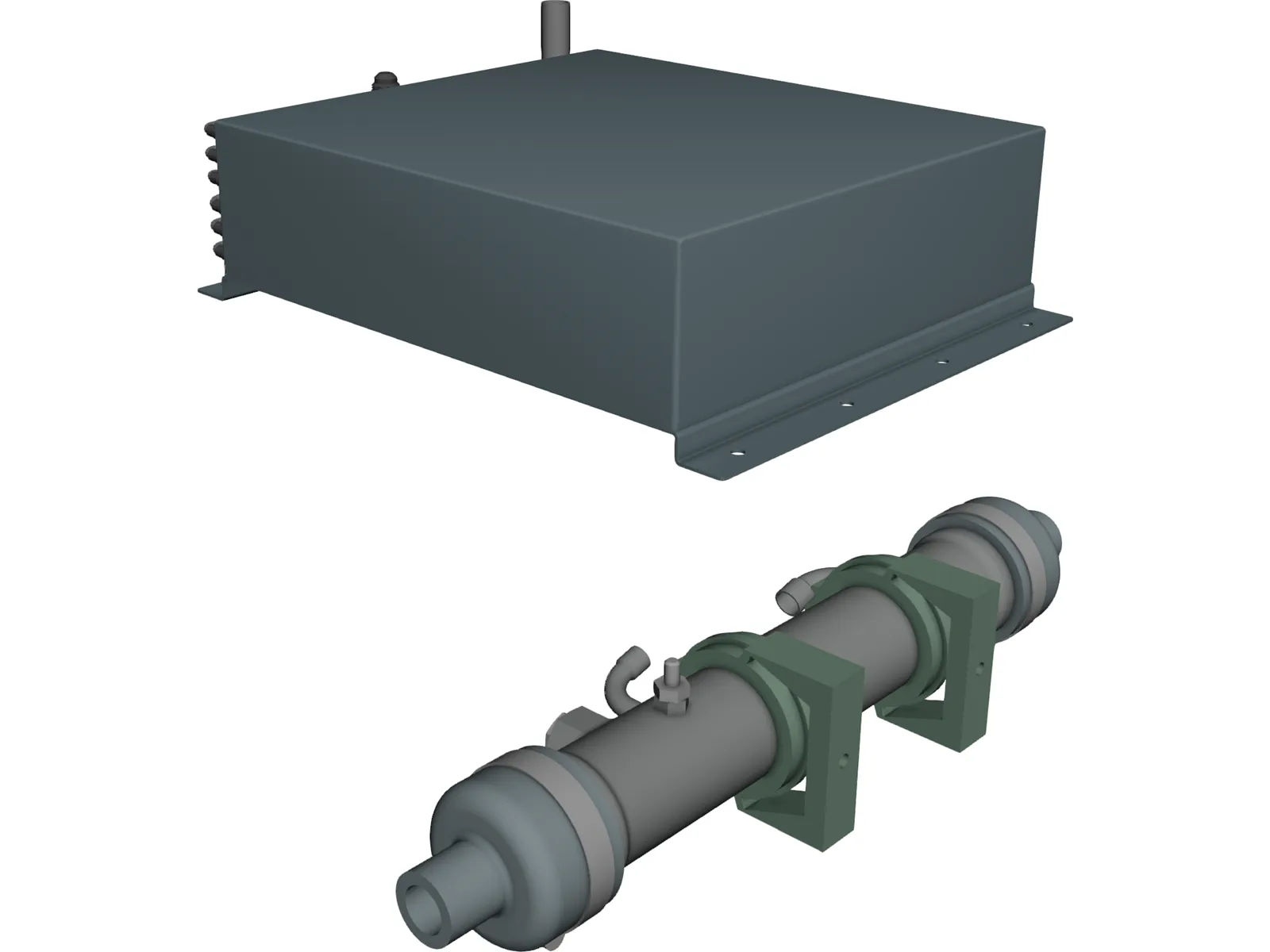 AC&R Evaperator and Condenser 3D Model