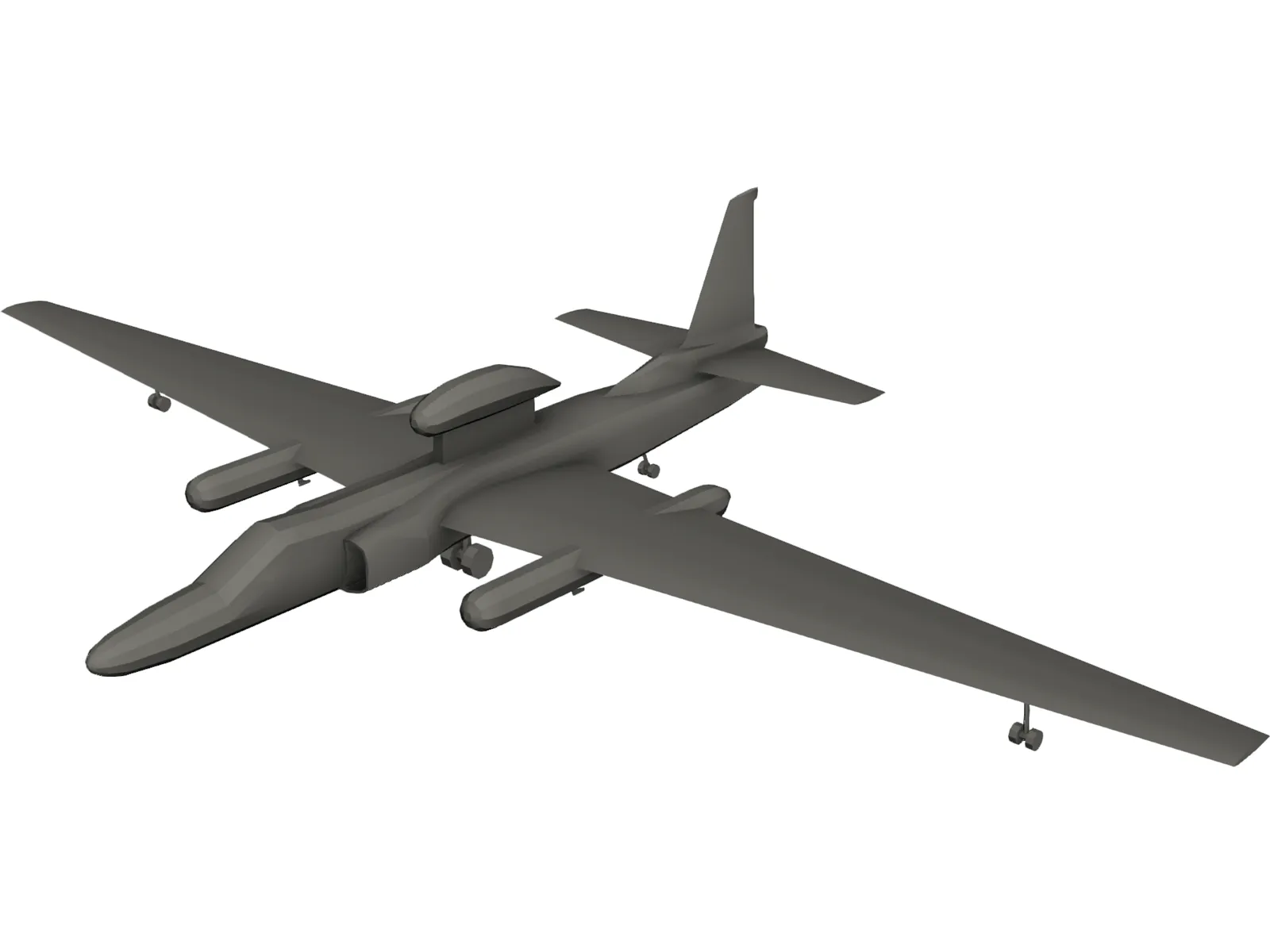 Lockheed U-2 Dragon Lady 3D Model