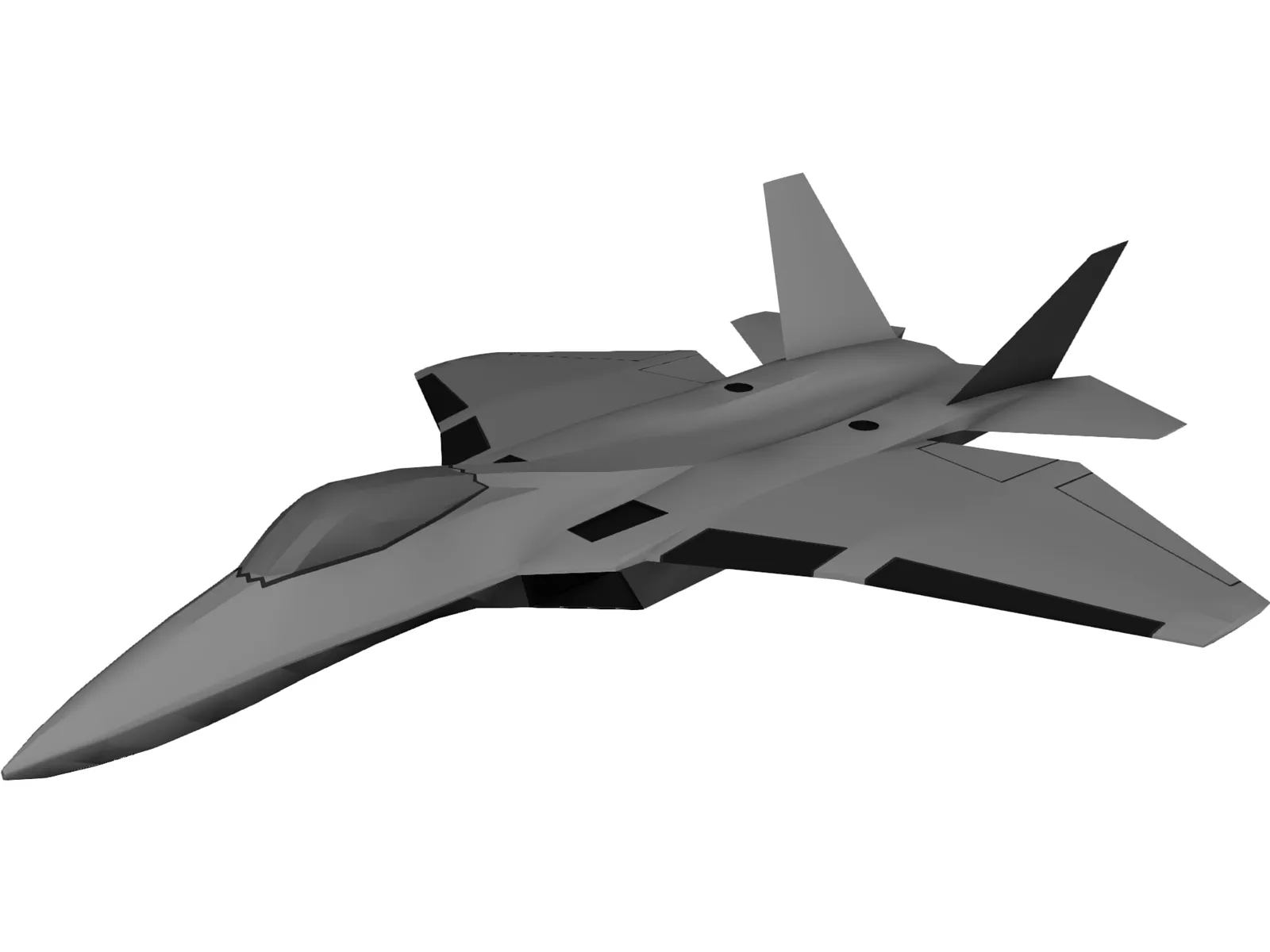 Sukhoi Su-60 Stealth 3D Model