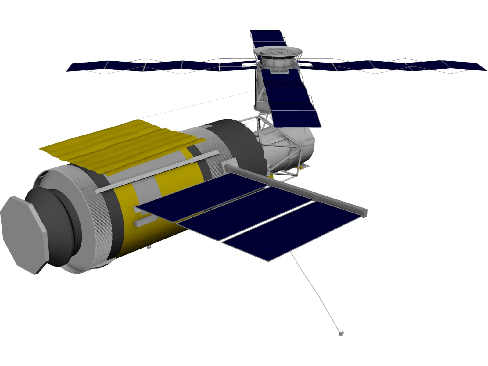Skylab Space Station 3D Model