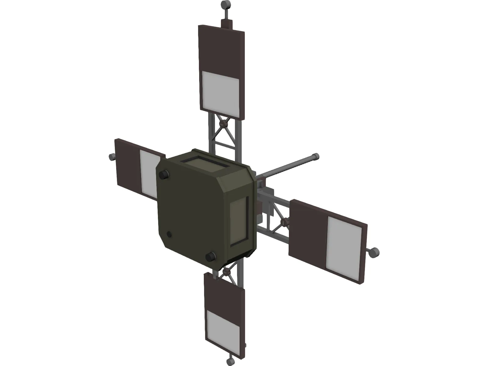 Mariner 1 Space Probe 3D Model