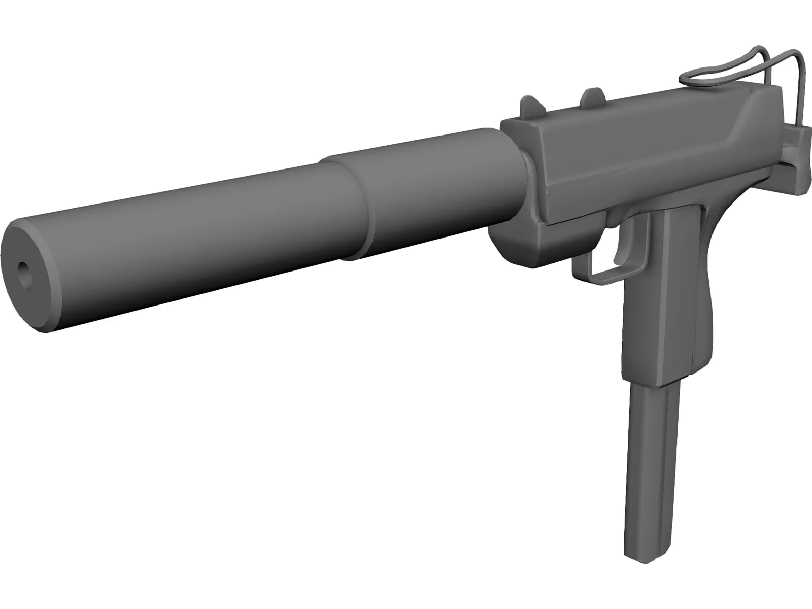 Uzi Silent 3D Model