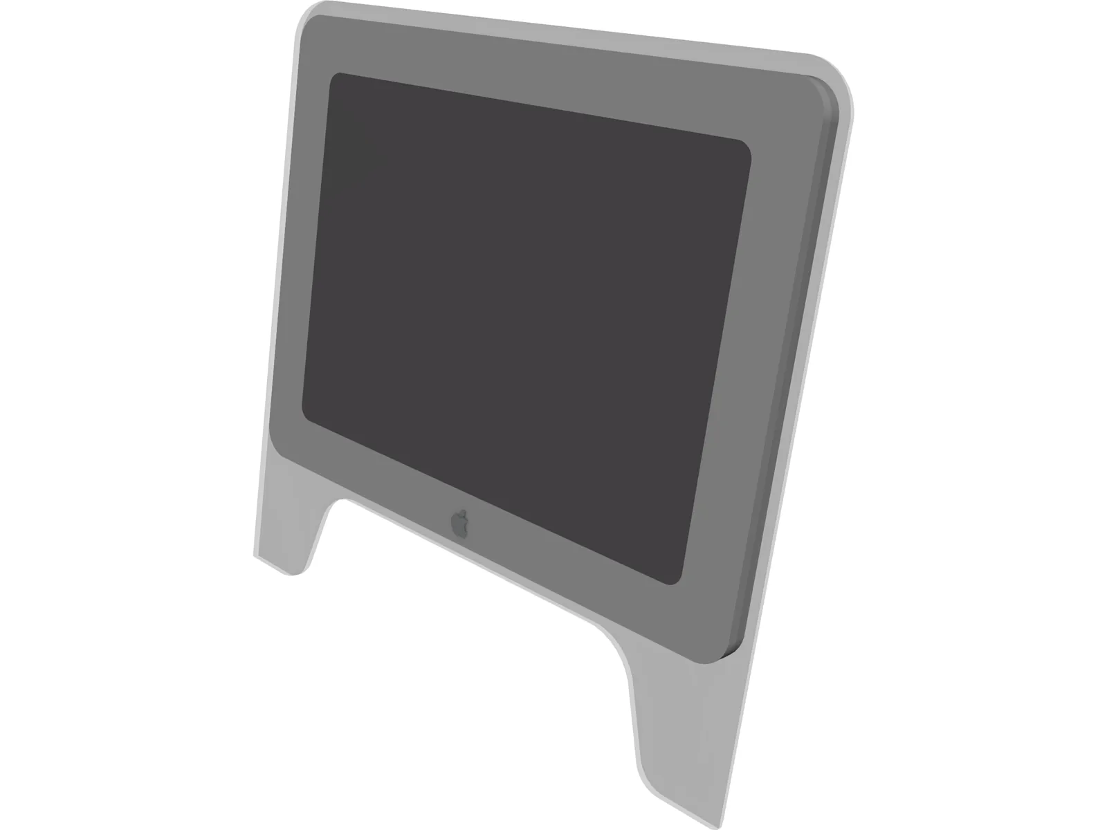 Monitor Flat Apple 3D Model