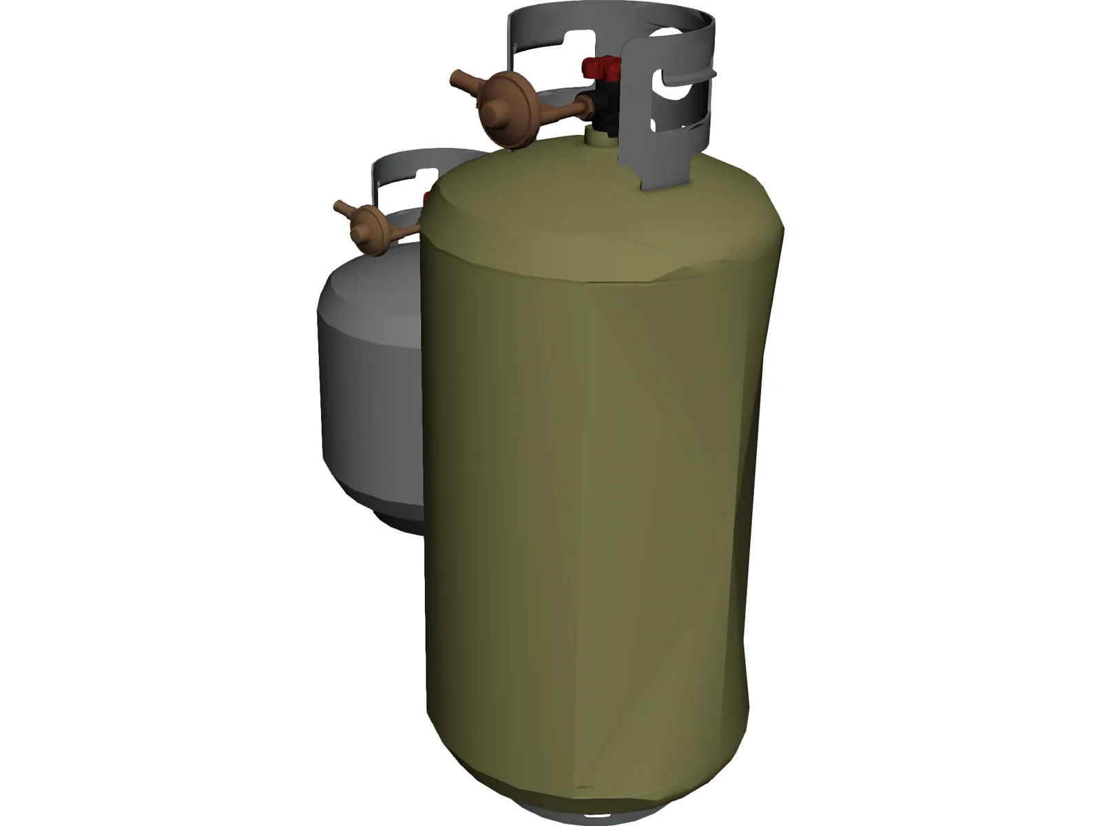 Propane Tanks 3D Model