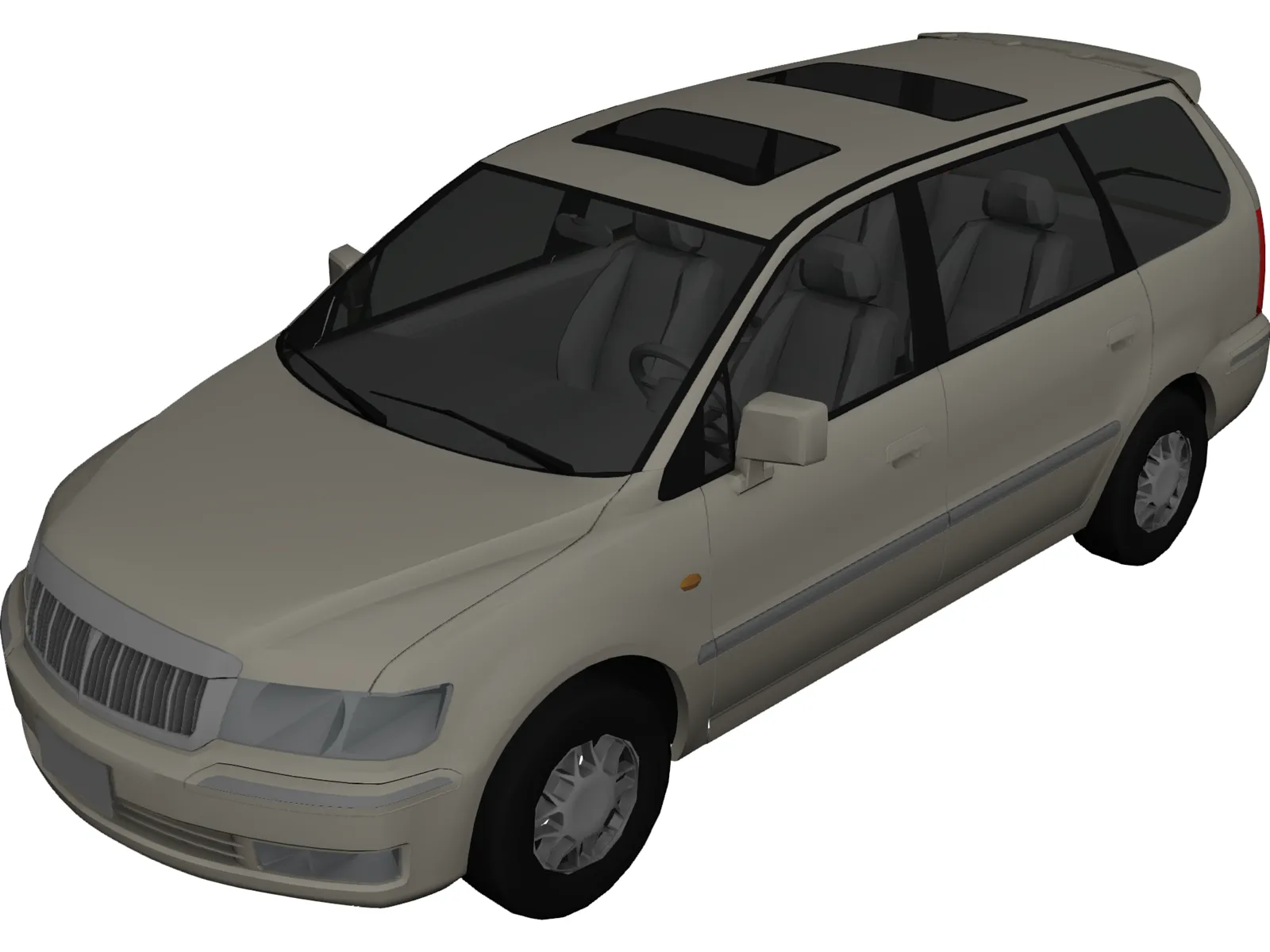 Mitsubishi Chariot Grandis (1997) 3D Model