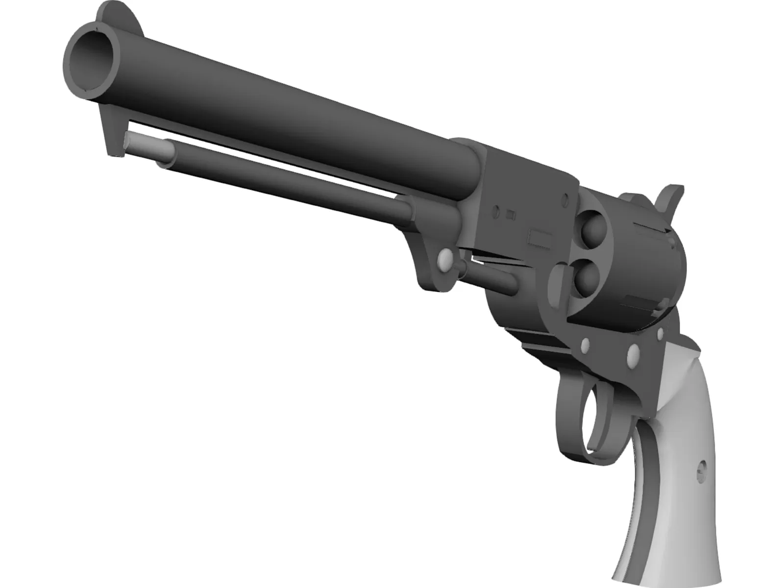 Colt Dragoon 3D Model