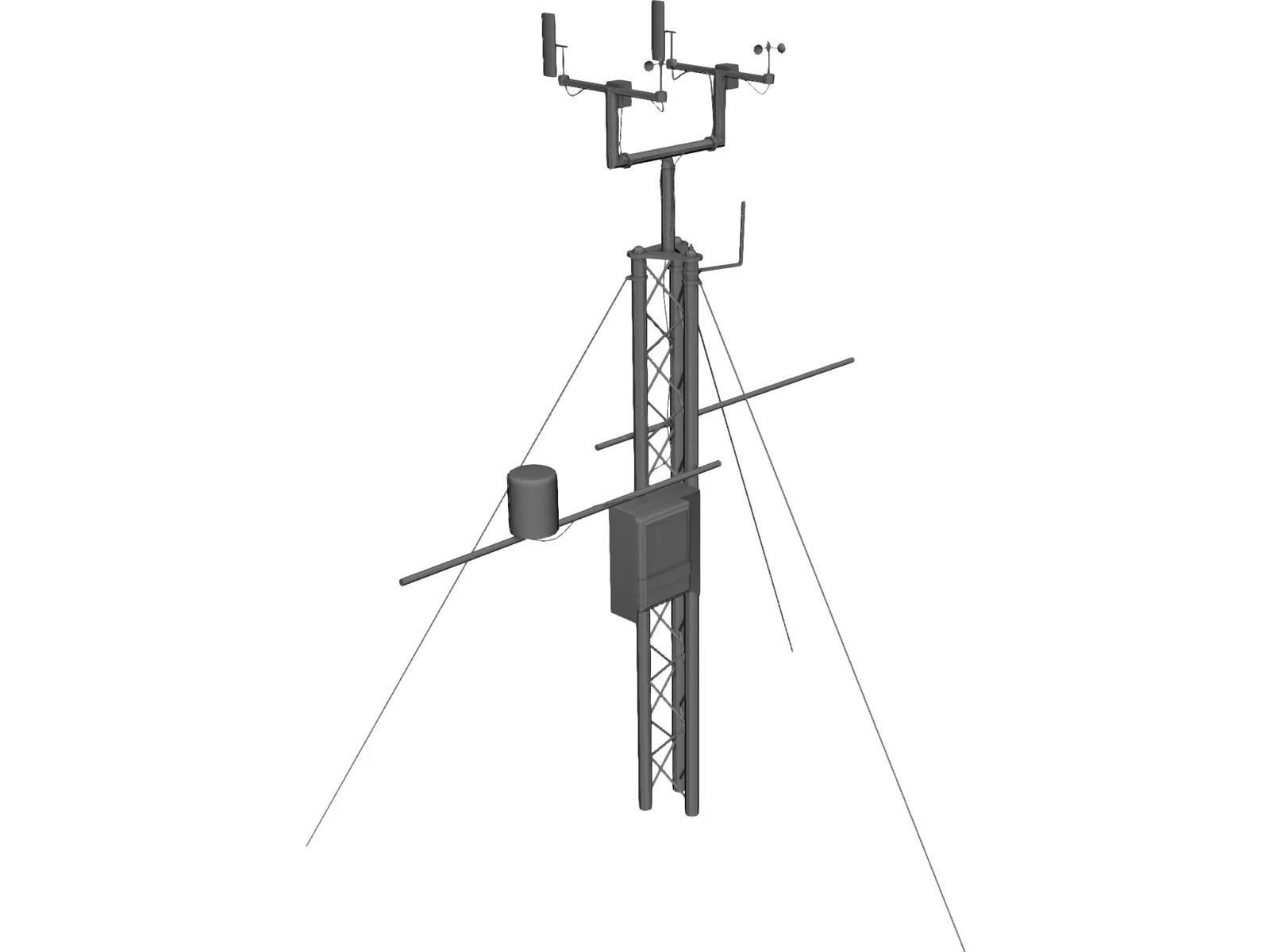 Meteo Station 3D Model