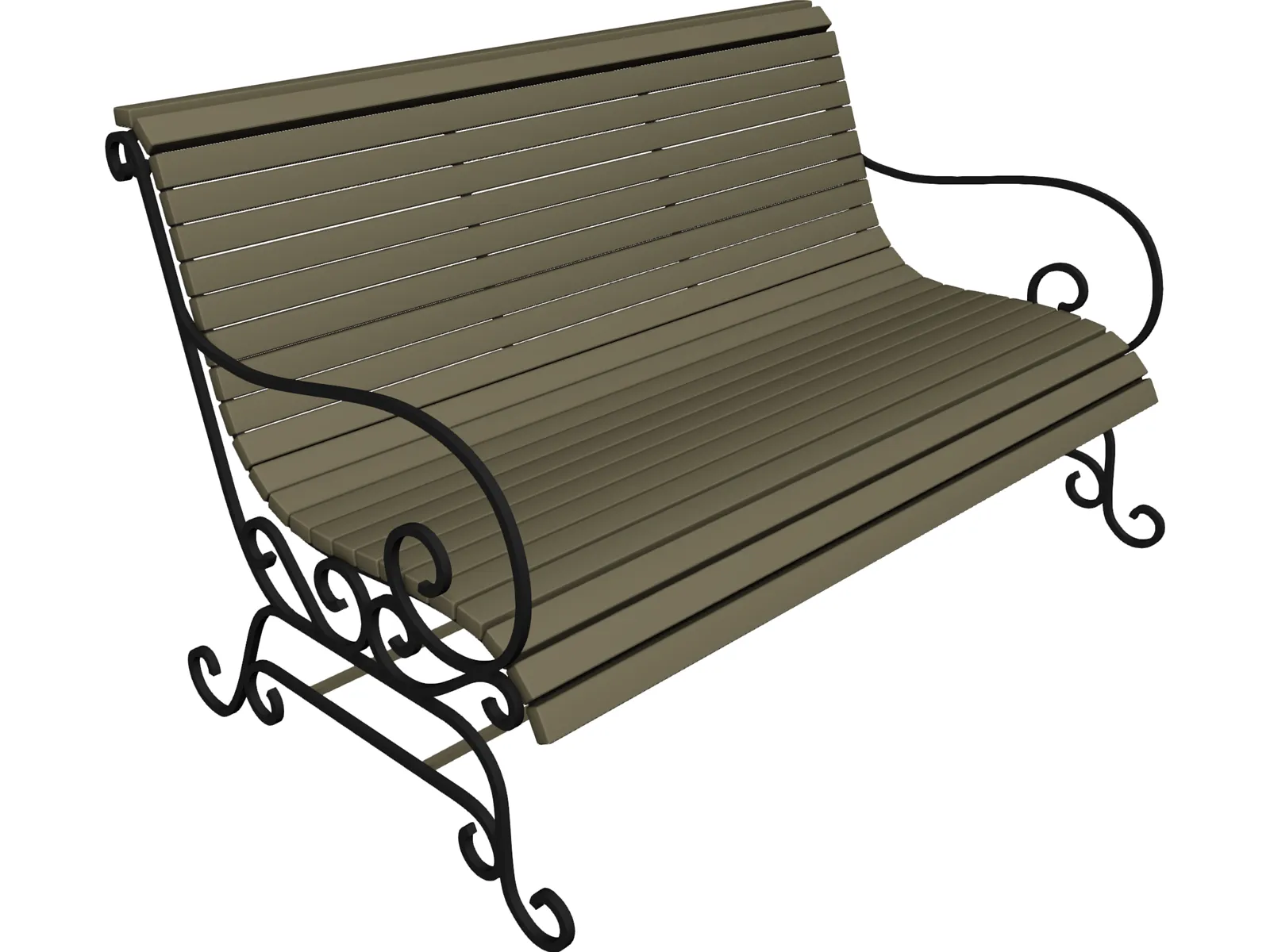 Bench 3D Model