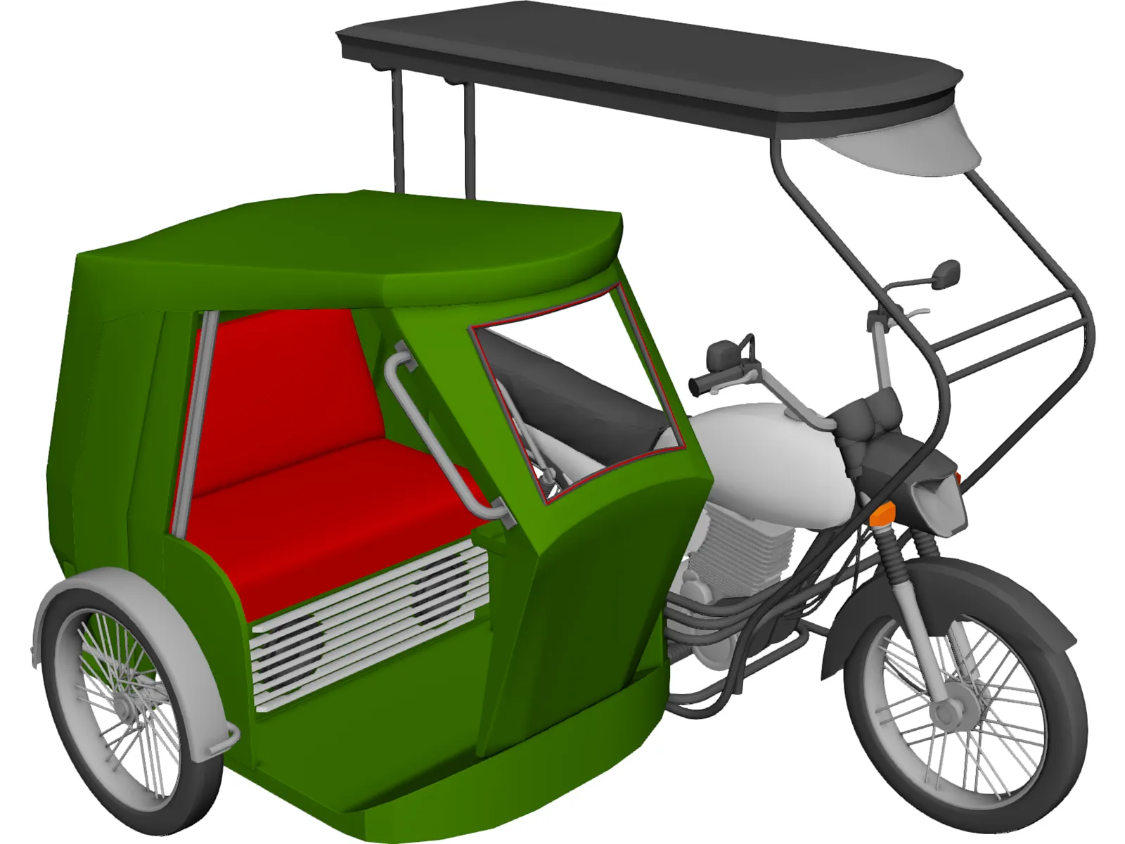 Tricycle Philippines 3D Model