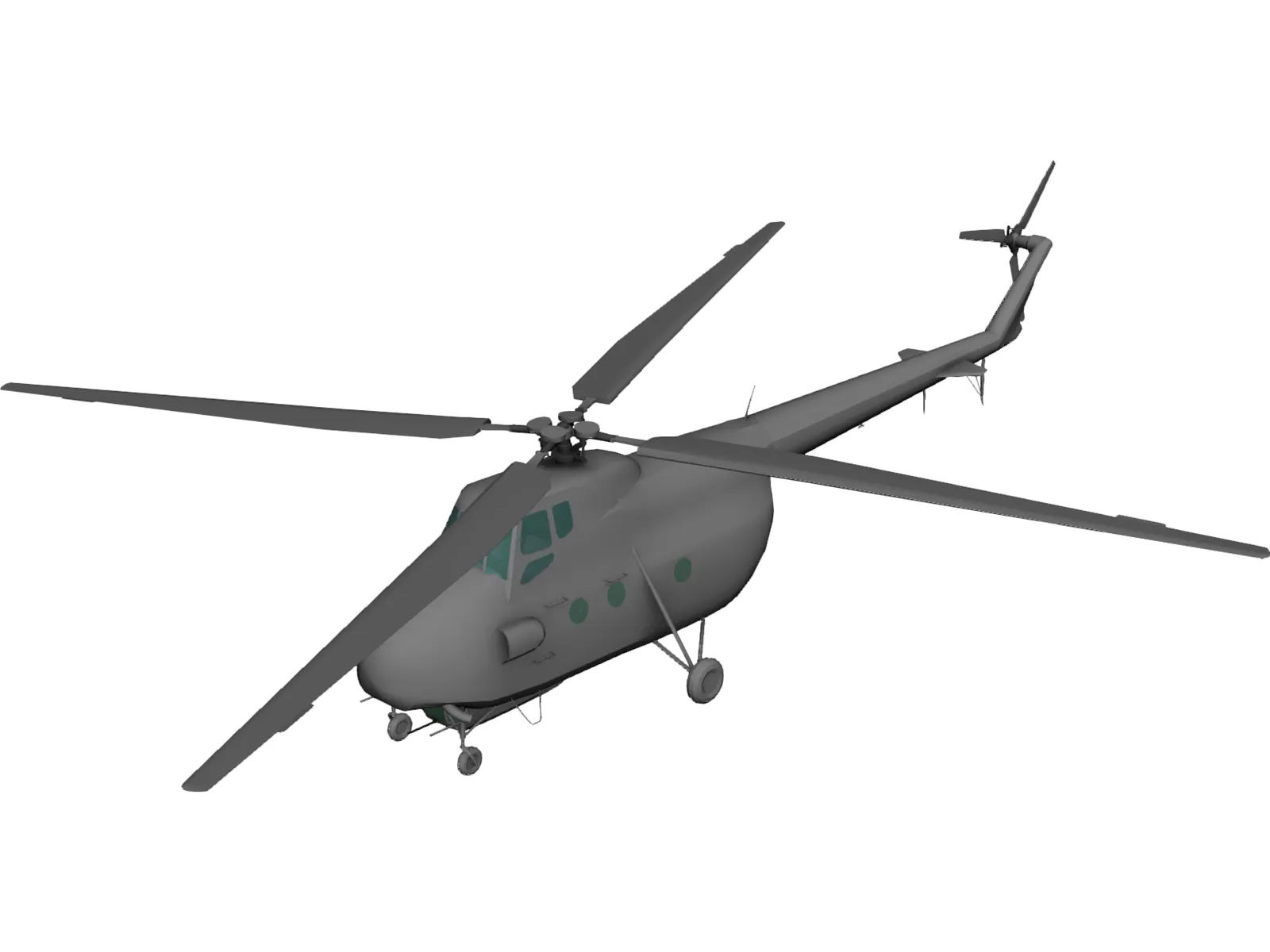 Mil Mi-4 3D Model