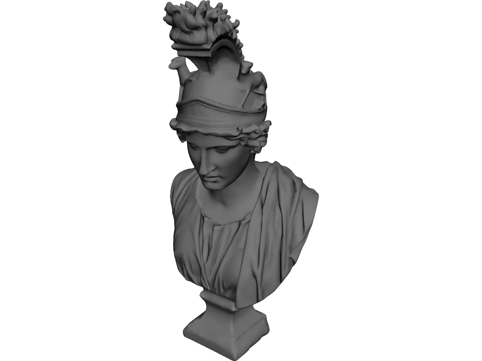 Bust Athena 3D Model